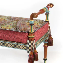 Outlet MacKenzie-Childs Musette Bench - 4'