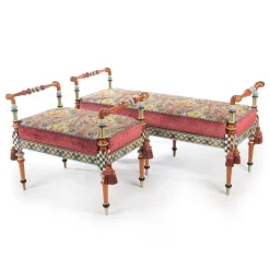 Outlet MacKenzie-Childs Musette Bench - 4'