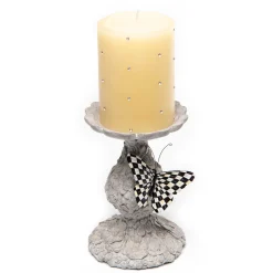 New MacKenzie-Childs Naturals Pillar Candle Holder - Short