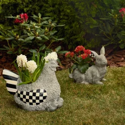Online MacKenzie-Childs Naturals Resting Rabbit Planter