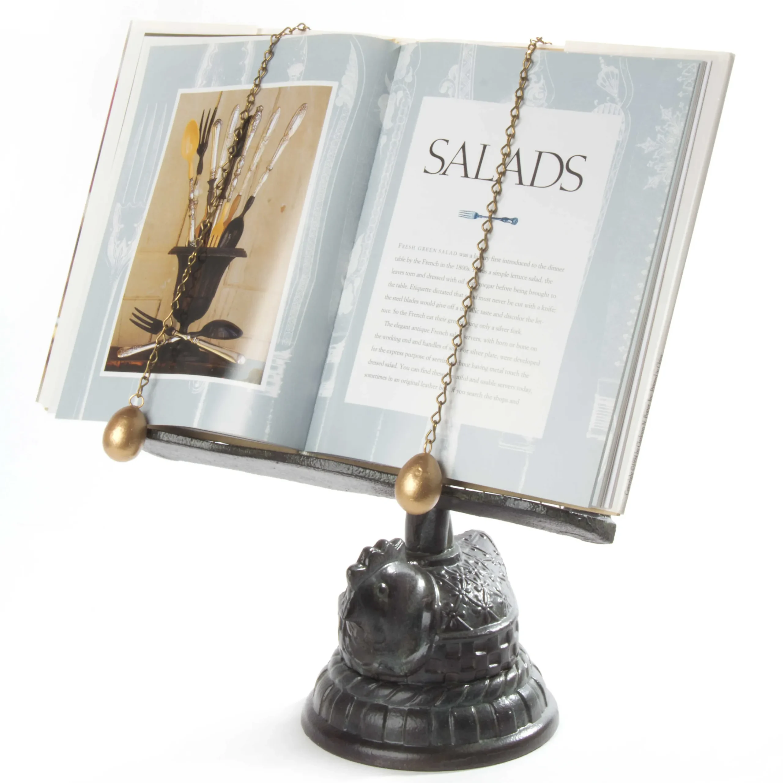 Discount MacKenzie-Childs Nesting Chicken Cookbook Stand