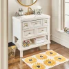 Discount MacKenzie-Childs Painted Daisy Bath Rug