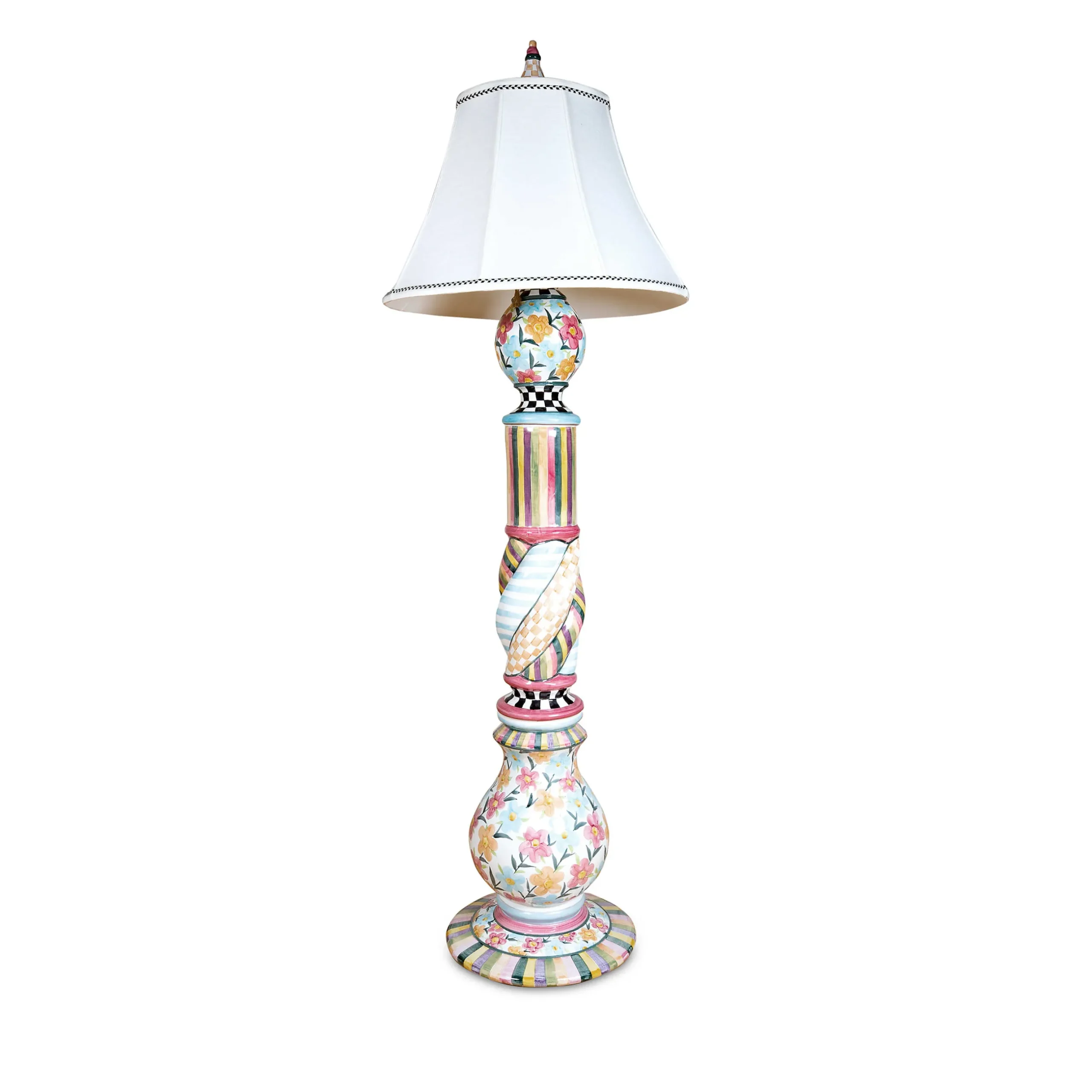 Outlet MacKenzie-Childs Painted Garden Floor Lamp