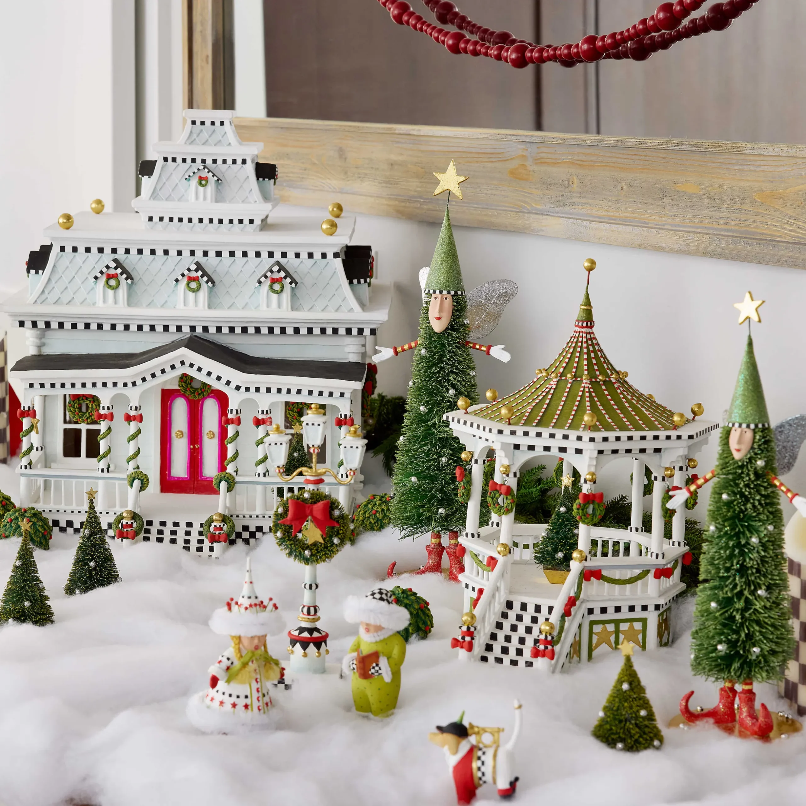 MacKenzie-Childs Patience Brewster Caroler Gazebo Display