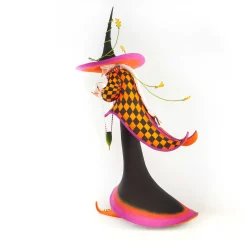 Discount MacKenzie-Childs Patience Brewster Crystal Ball Witch Display Figure