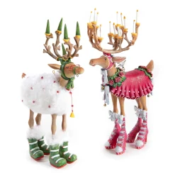 Clearance MacKenzie-Childs Patience Brewster Dash Away Blitzen Reindeer Figure