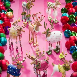 Outlet MacKenzie-Childs Patience Brewster Dash Away Prancer Reindeer Figure