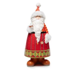 Outlet MacKenzie-Childs Patience Brewster Dash Away Santa Cookie Jar