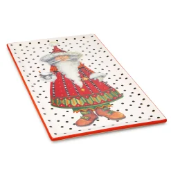 Online MacKenzie-Childs Patience Brewster Dash Away Santa Platter