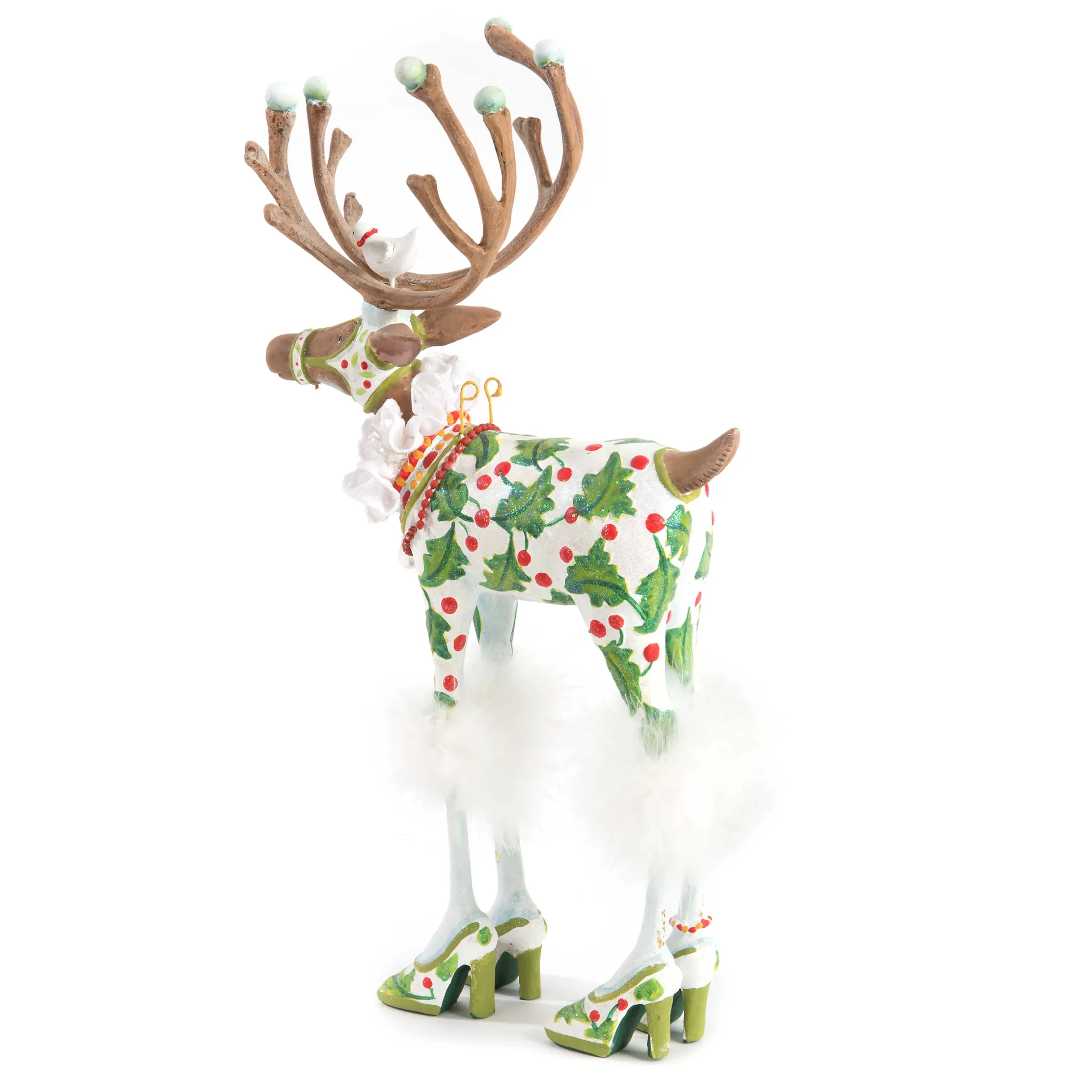 New MacKenzie-Childs Patience Brewster Dash Away Vixen Reindeer Figure