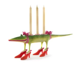 Best MacKenzie-Childs Patience Brewster Gloria Alligator Candle Holder