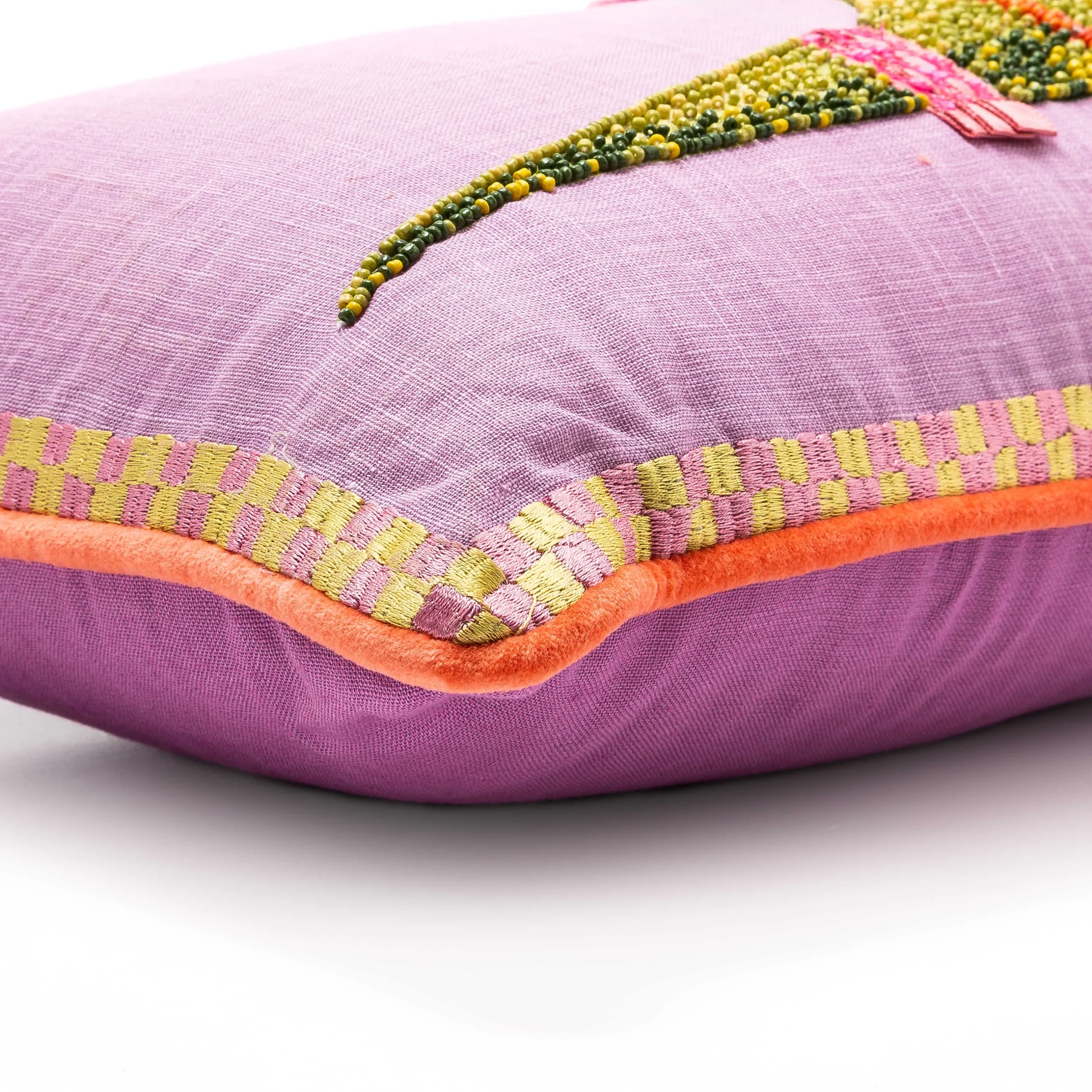 Clearance MacKenzie-Childs Patience Brewster Gloria Alligator Lumbar Pillow