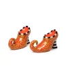 Sale MacKenzie-Childs Patience Brewster High Heel Shoe Salt & Pepper Set