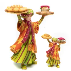 Hot MacKenzie-Childs Patience Brewster Mini Nativity Breadbaker