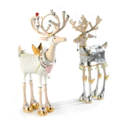 Sale MacKenzie-Childs Patience Brewster Moonbeam Cupid Reindeer Figure