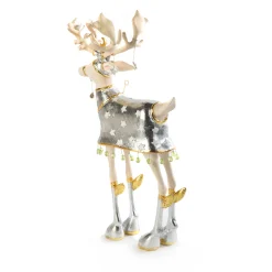 New MacKenzie-Childs Patience Brewster Moonbeam Comet Reindeer Figure