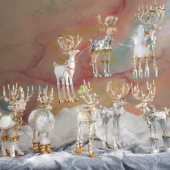 Clearance MacKenzie-Childs Patience Brewster Moonbeam Donna Reindeer Figure