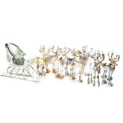 MacKenzie-Childs Patience Brewster Moonbeam Dasher Reindeer Figure