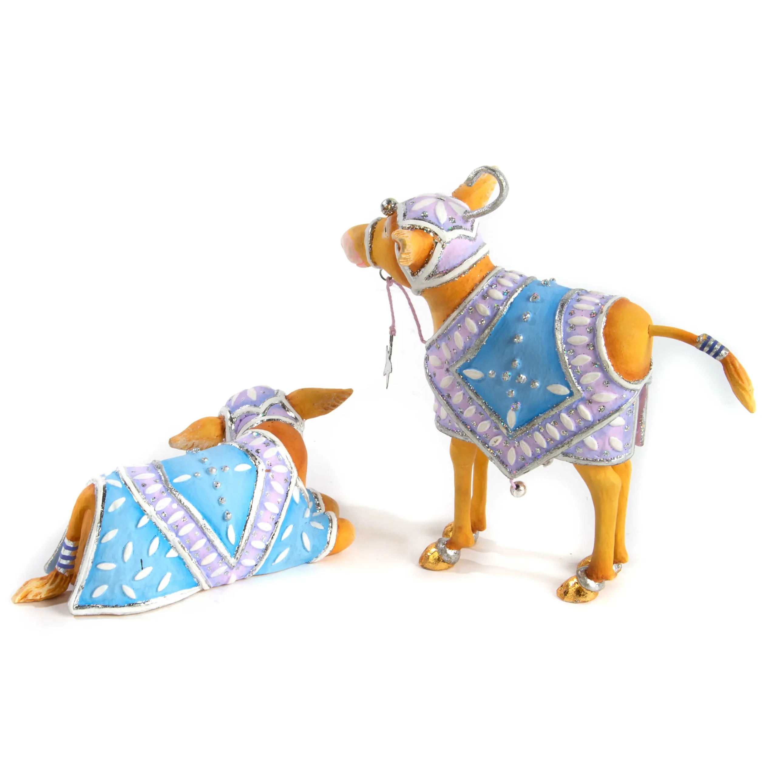 MacKenzie-Childs Patience Brewster Nativity Calf Figures
