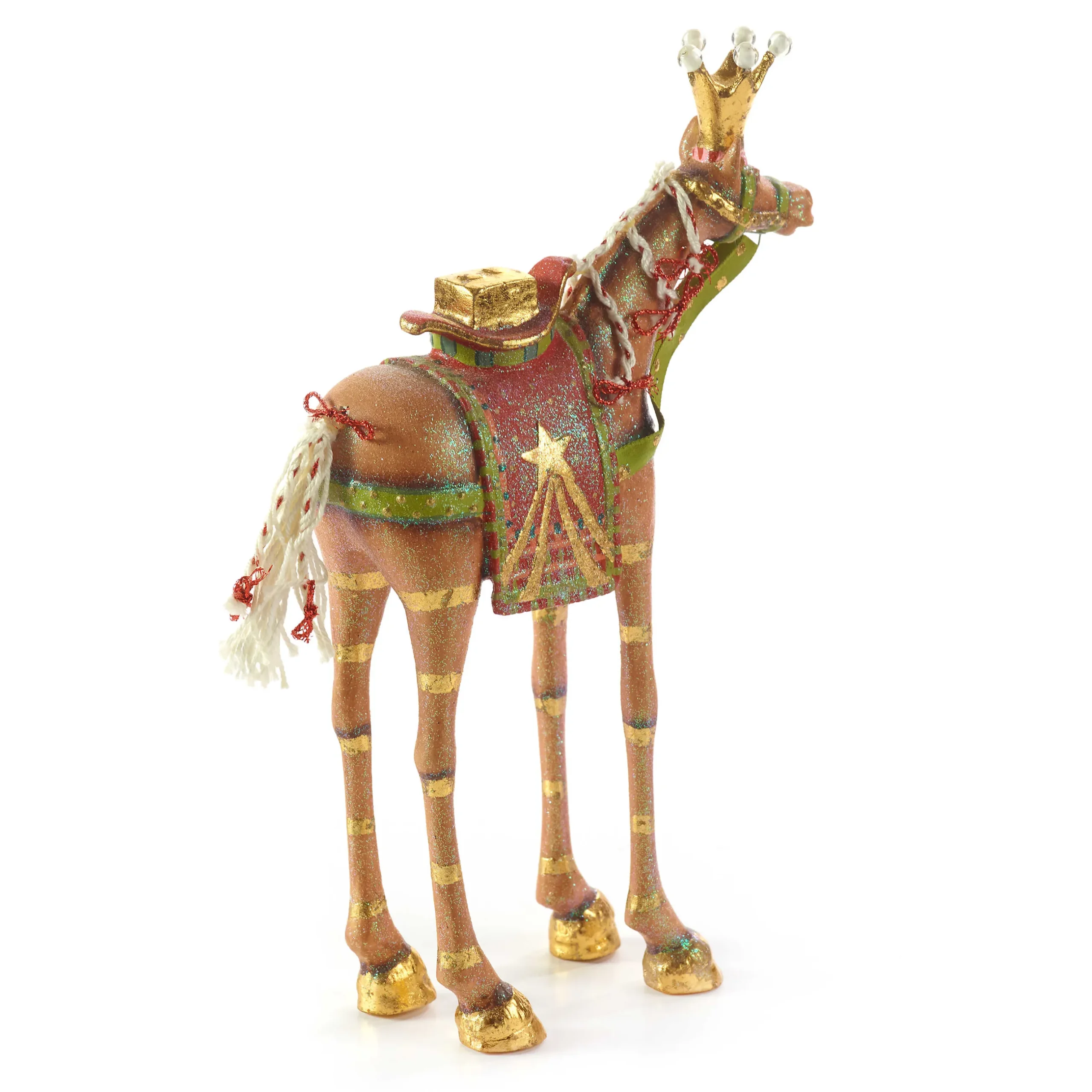 New MacKenzie-Childs Patience Brewster Nativity Golda The Horse Figure