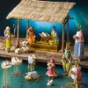 MacKenzie-Childs Patience Brewster Nativity Girl With Duck Figures