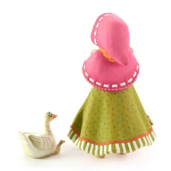 MacKenzie-Childs Patience Brewster Nativity Girl With Duck Figures