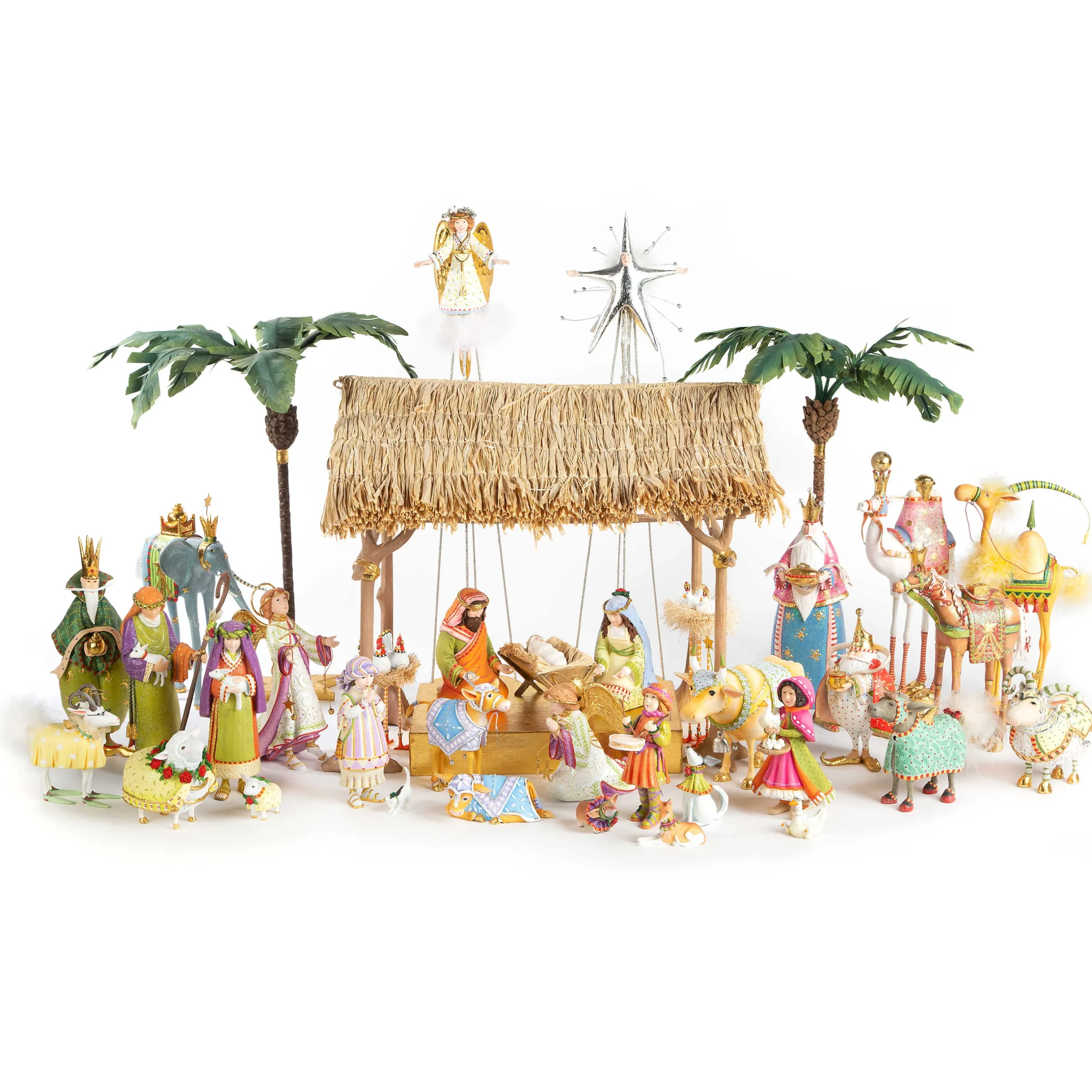 MacKenzie-Childs Patience Brewster Nativity Holy Family Figures