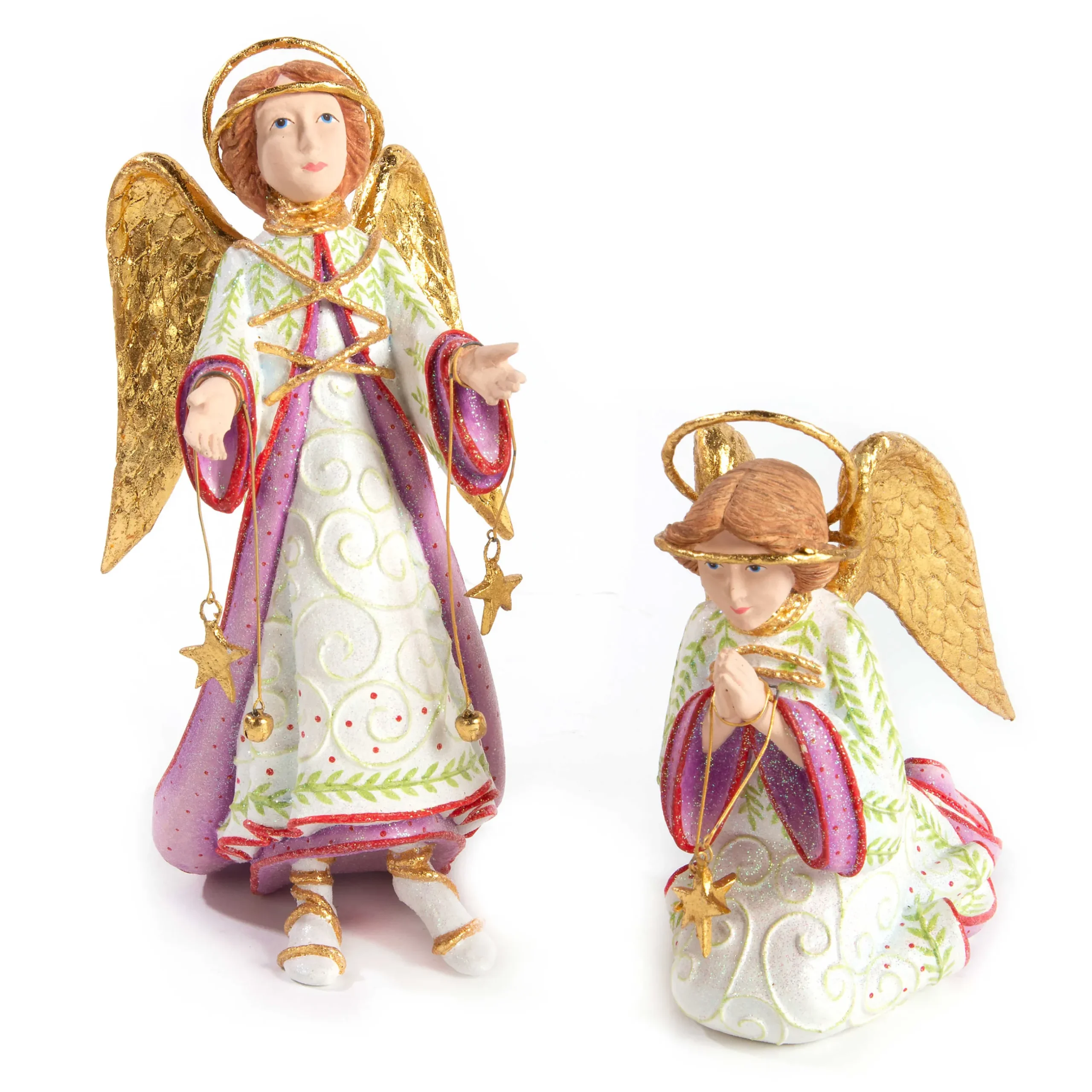 New MacKenzie-Childs Patience Brewster Nativity Rejoicing Angel Figure