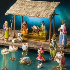 Hot MacKenzie-Childs Patience Brewster Nativity Shelter