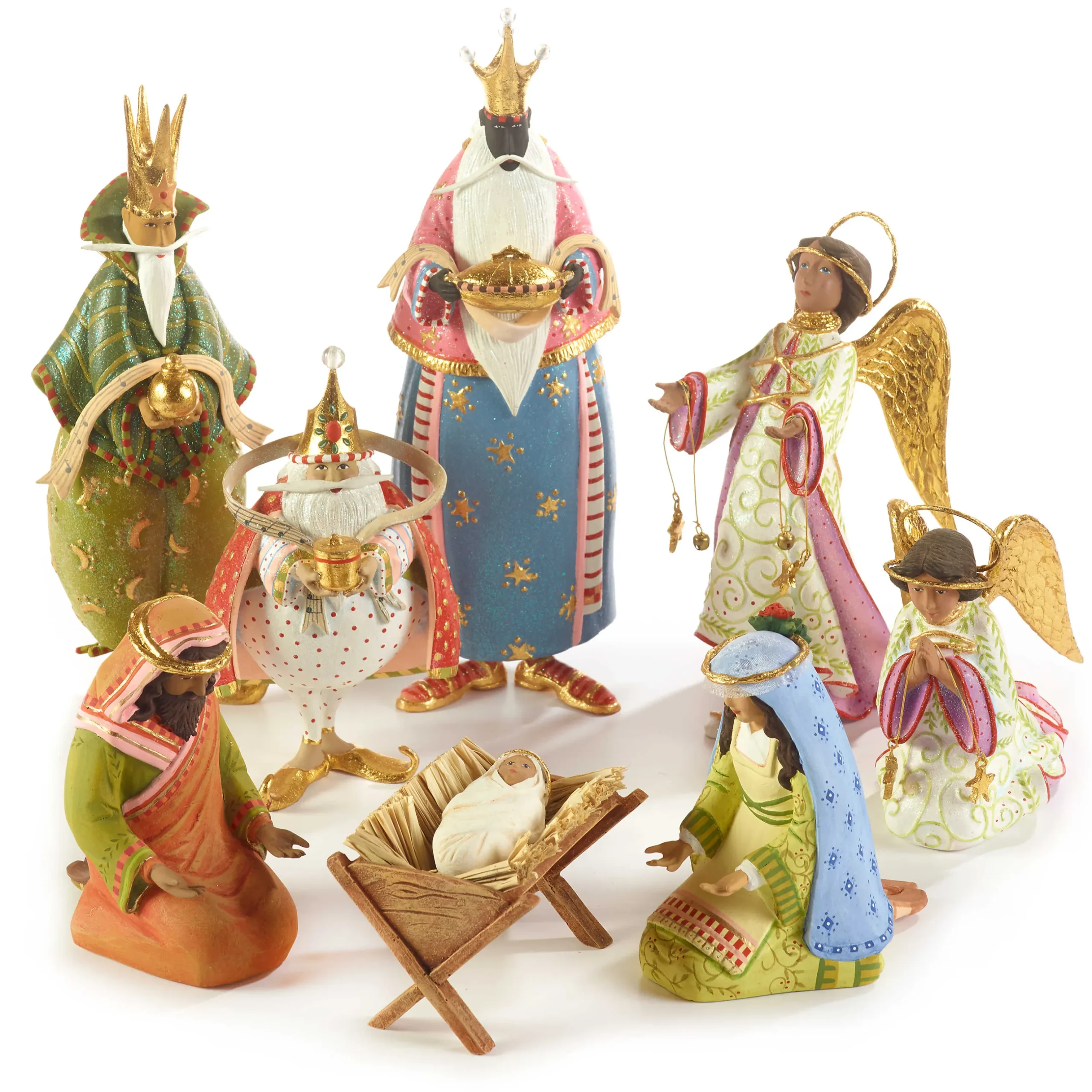 Online MacKenzie-Childs Patience Brewster Nativity World Praying Angel Figure