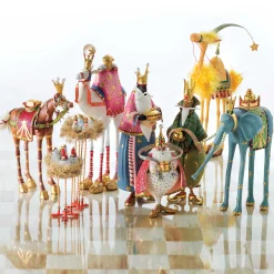 Clearance MacKenzie-Childs Patience Brewster Nativity World Magi Figures