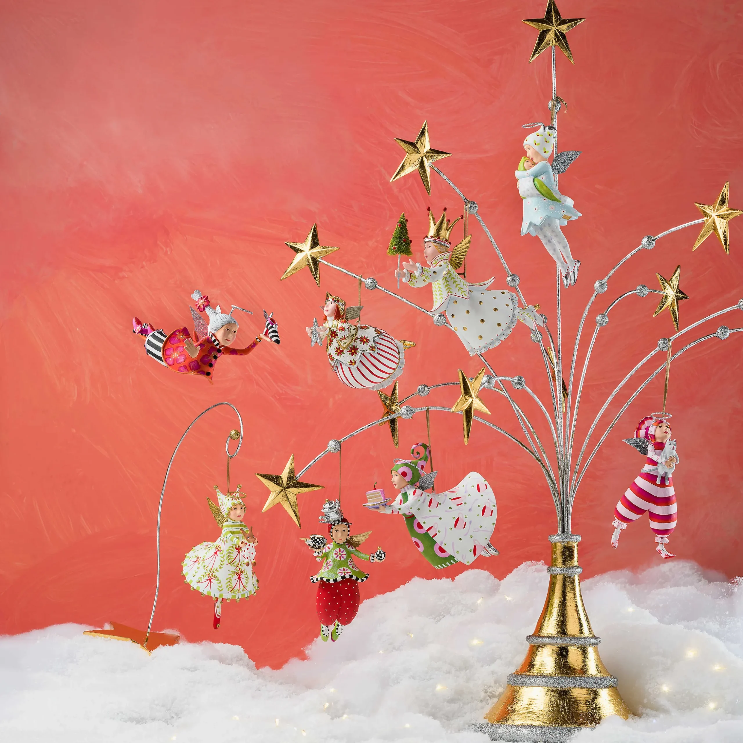 Online MacKenzie-Childs Patience Brewster Paradise Angel Ornament Display Tree
