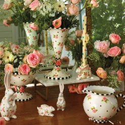 Sale MacKenzie-Childs Patience Brewster Really Rosy Compote