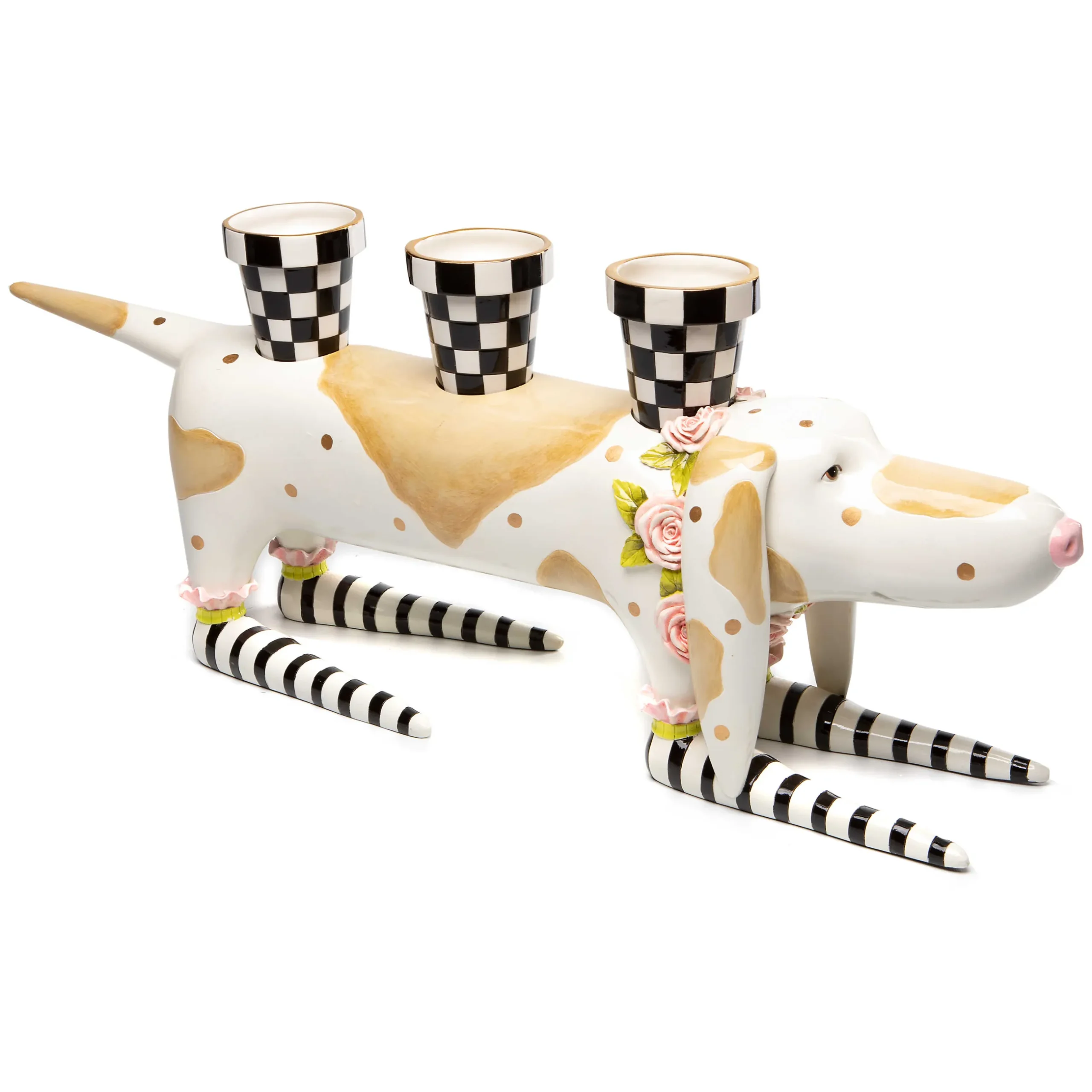 Discount MacKenzie-Childs Patience Brewster Rosy Hound Planter