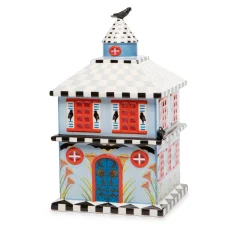 Hot MacKenzie-Childs Patience Brewster Spooky House Cookie Jar
