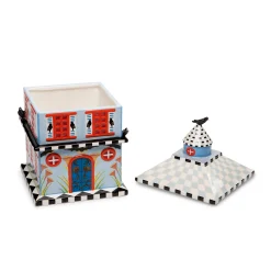 Hot MacKenzie-Childs Patience Brewster Spooky House Cookie Jar