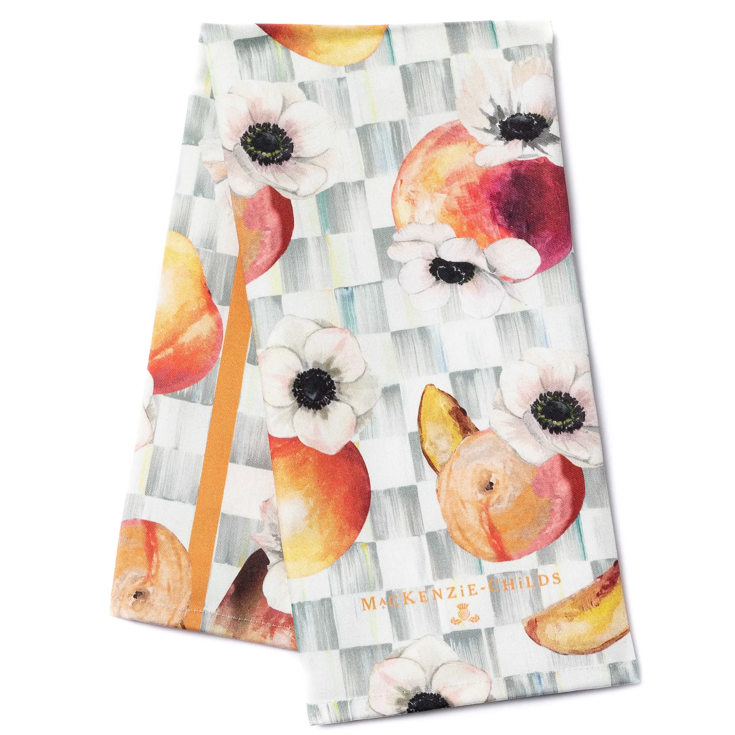 Online MacKenzie-Childs Peaches & Anemones Dish Towel