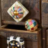 Discount MacKenzie-Childs Petit Four Round Knob - Harlequin