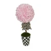 Best MacKenzie-Childs Pink Topiary Drop In - Large