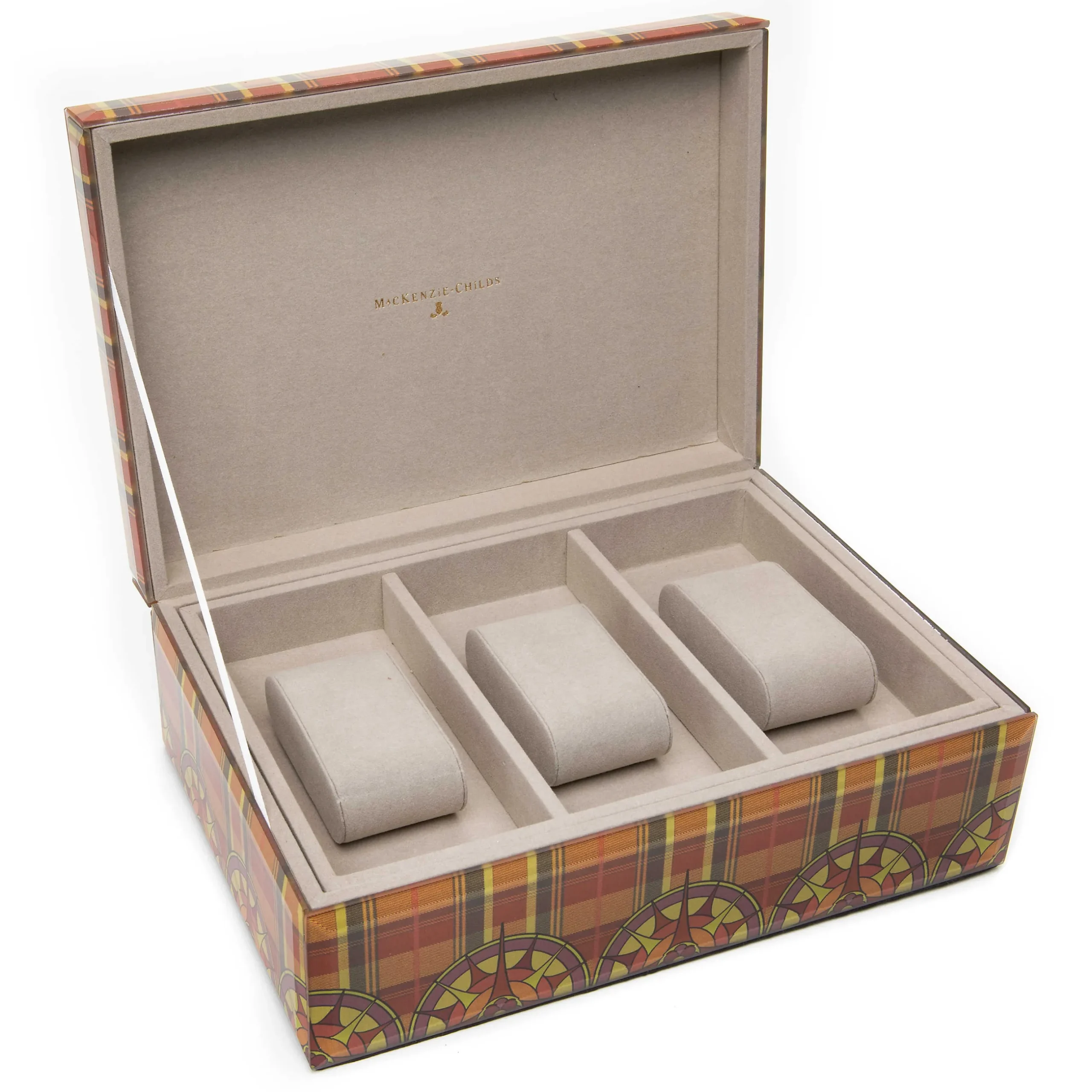 Hot MacKenzie-Childs Plaiditudes Men'S Jewelry Box
