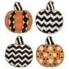 Outlet MacKenzie-Childs Polka Pumpkin Beaded Coasters - Set Of 4