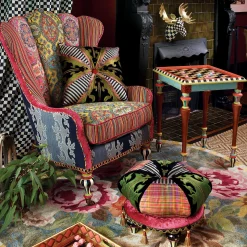 Hot MacKenzie-Childs Portobello Road Footstool