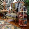 Hot MacKenzie-Childs Portobello Road Square Pillow