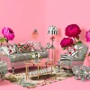 Sale MacKenzie-Childs Pretty As A Bow Accent Table