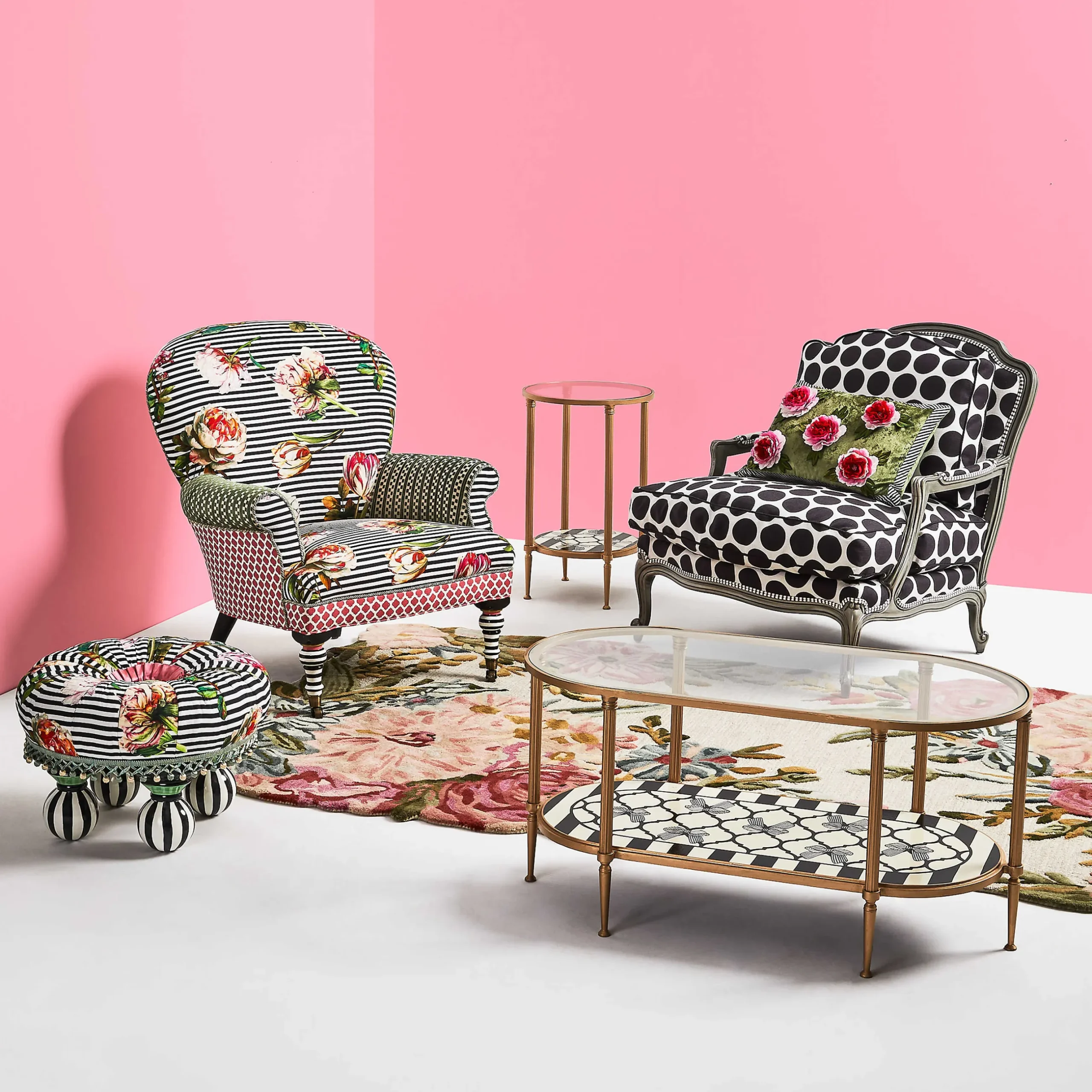 Online MacKenzie-Childs Pretty As A Bow Coffee Table