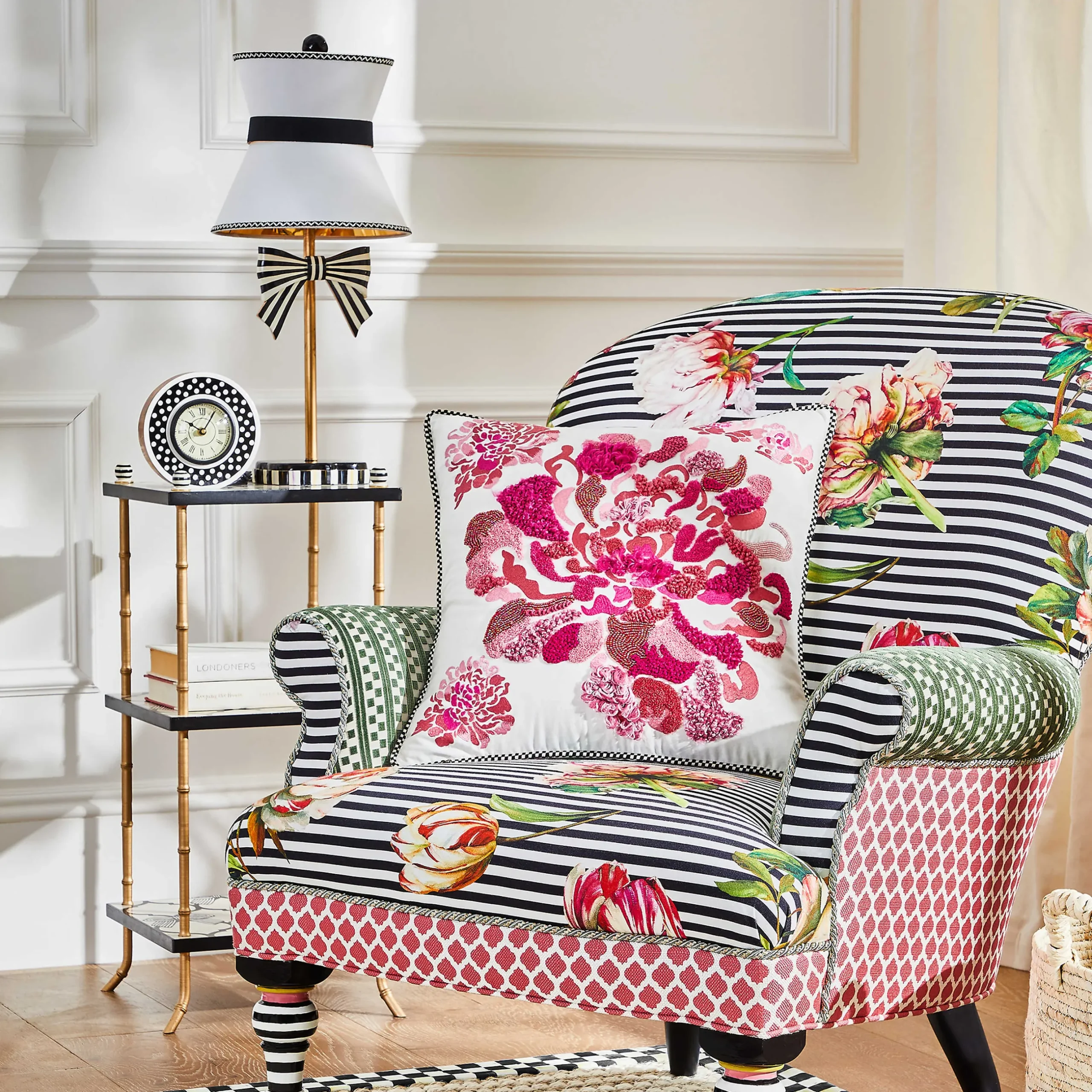 MacKenzie-Childs Pretty As A Bow Table Lamp