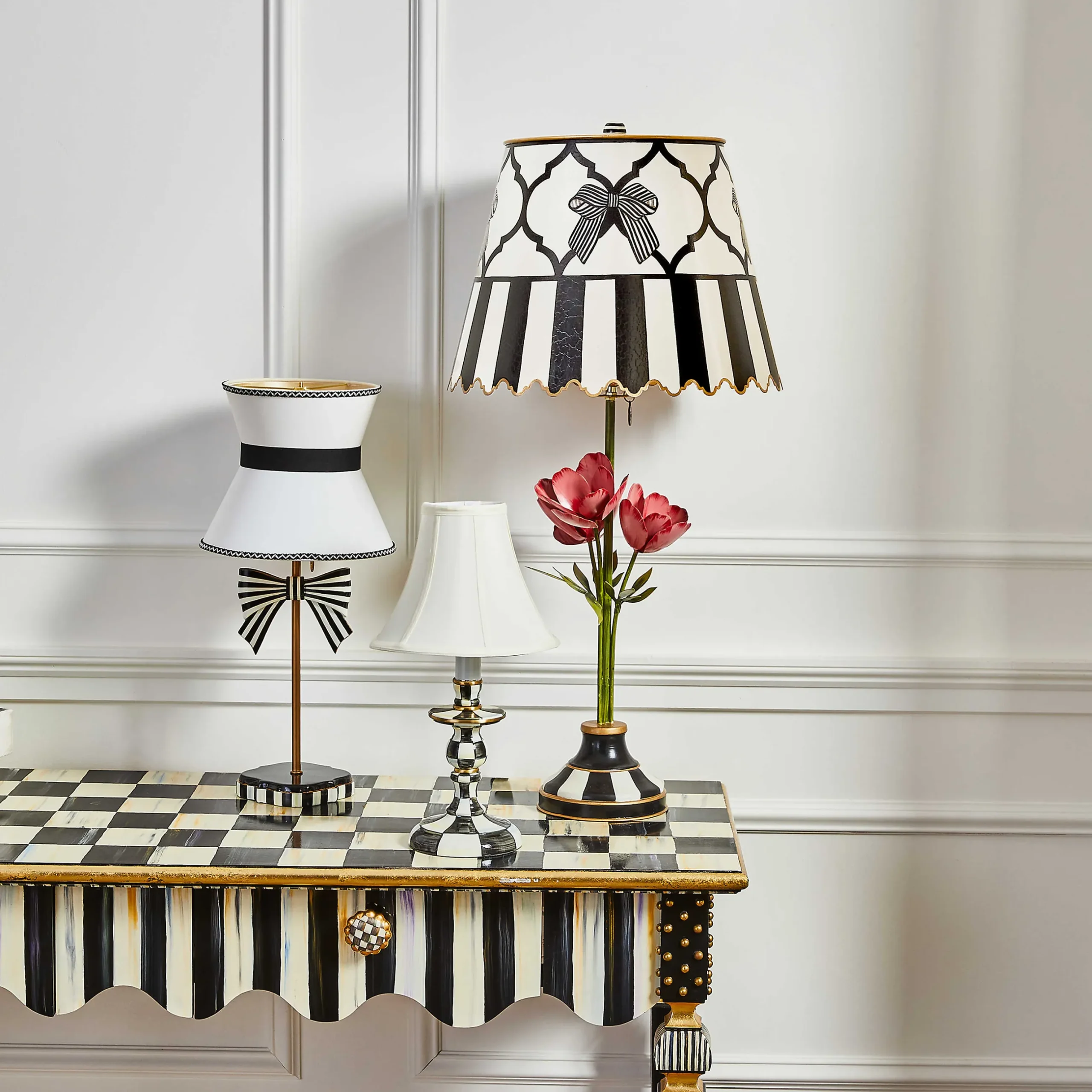 MacKenzie-Childs Pretty As A Bow Table Lamp