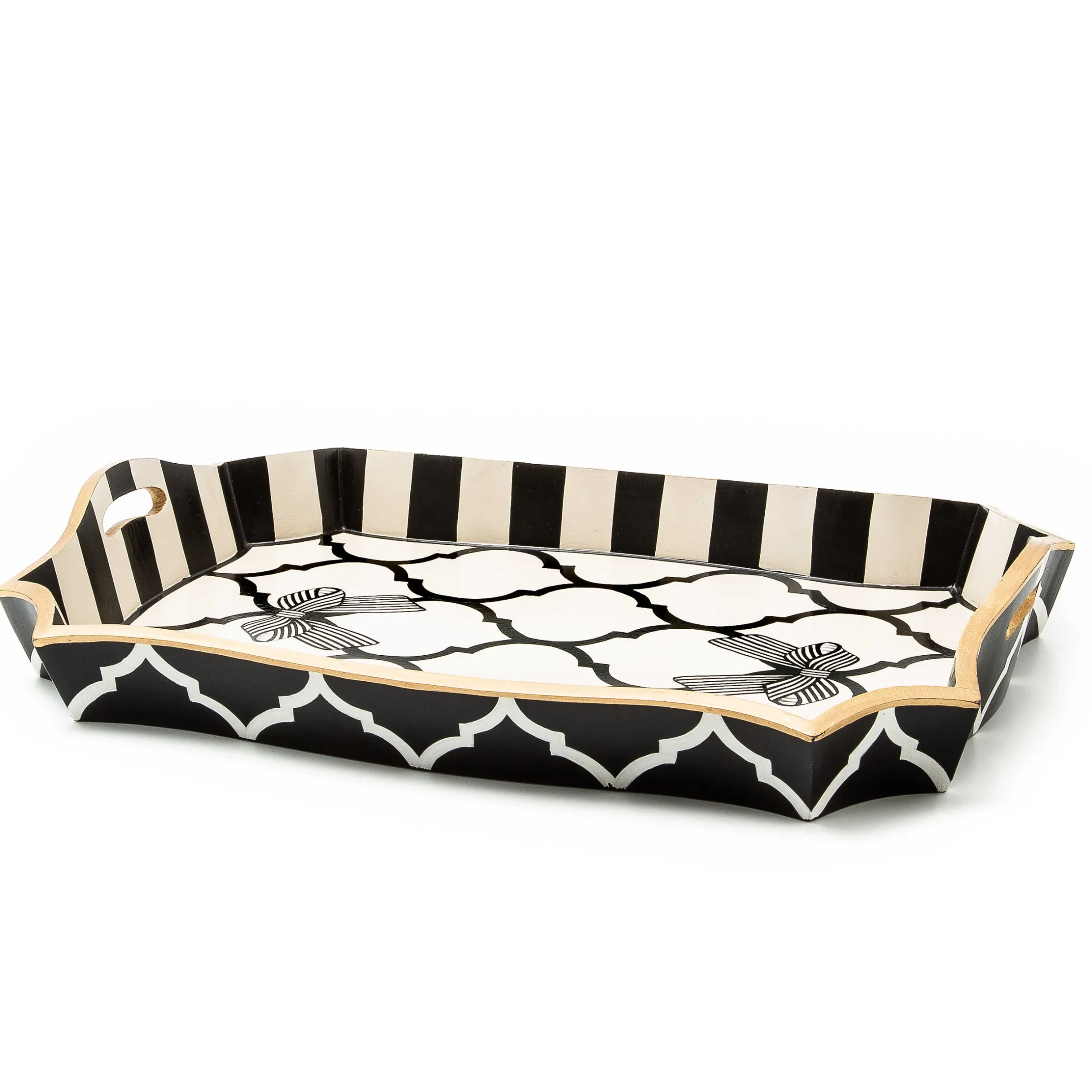 Clearance MacKenzie-Childs Pretty As A Bow Tray - Large