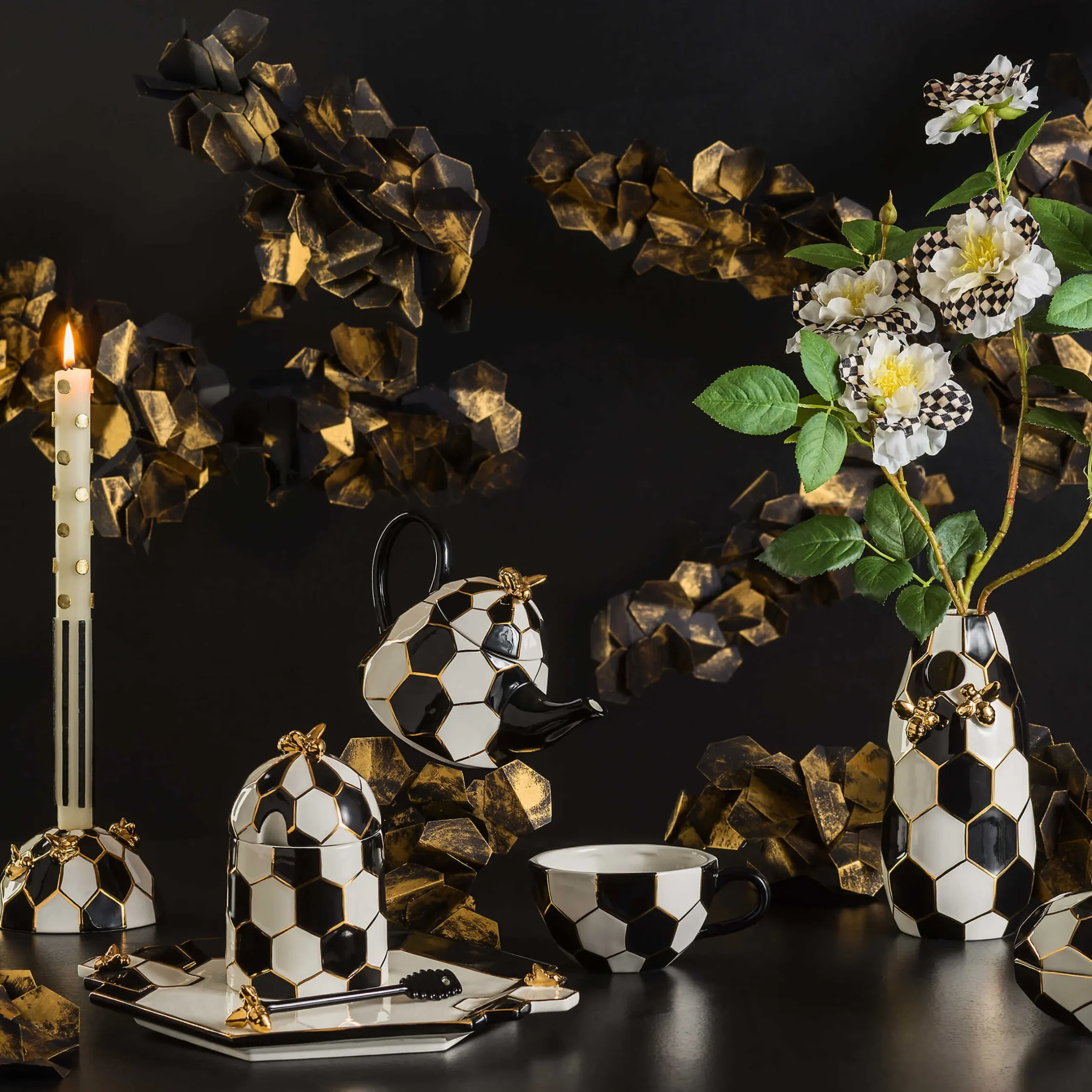 Clearance MacKenzie-Childs Queen Bee Candle Holder