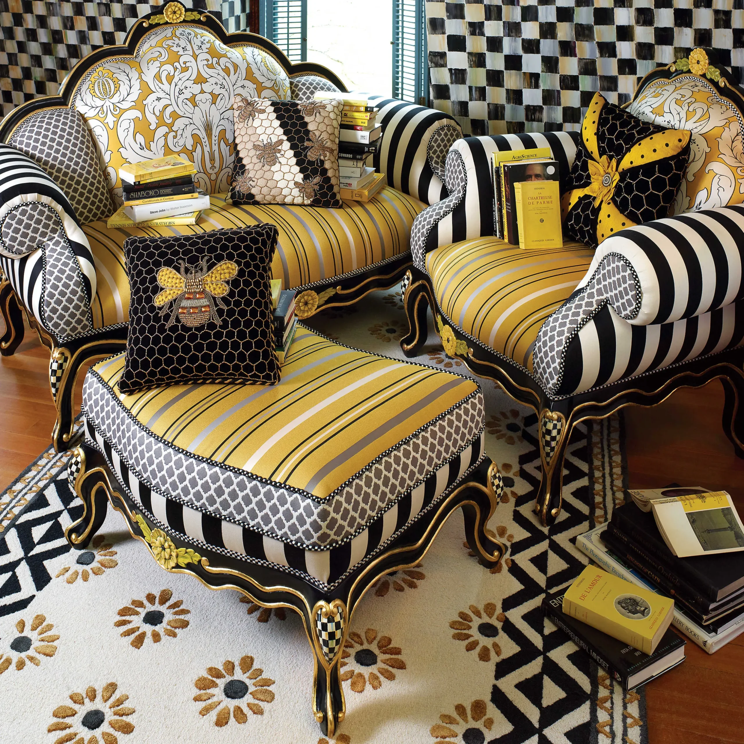 Outlet MacKenzie-Childs Queen Bee Chair